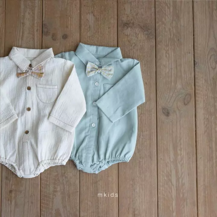 Mkids - Korean Baby Fashion - #babyboutique - Bebe Vest Tie Bodysuit - 6
