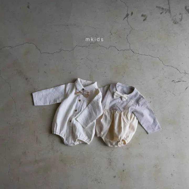 Mkids - Korean Baby Fashion - #babyboutique - Bebe Vest Tie Bodysuit - 7