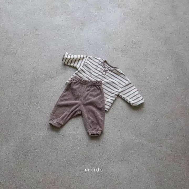 Mkids - Korean Baby Fashion - #babyboutique - Terry Top Bottom Set - 10