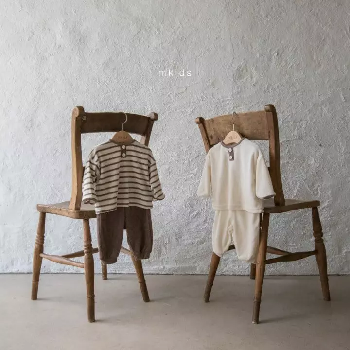 Mkids - Korean Baby Fashion - #babyboutique - Terry Top Bottom Set - 11