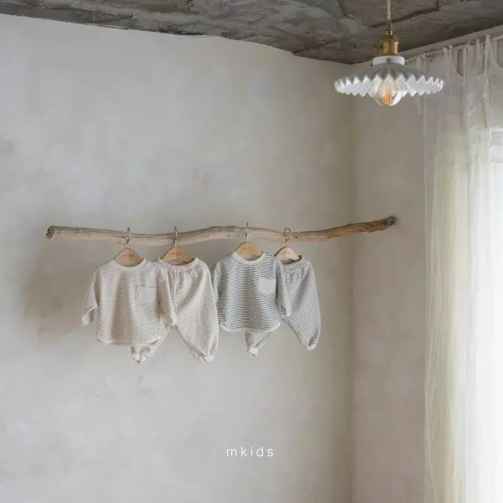 Mkids - Korean Baby Fashion - #babyfashion - Milk Pocket Tee - 3