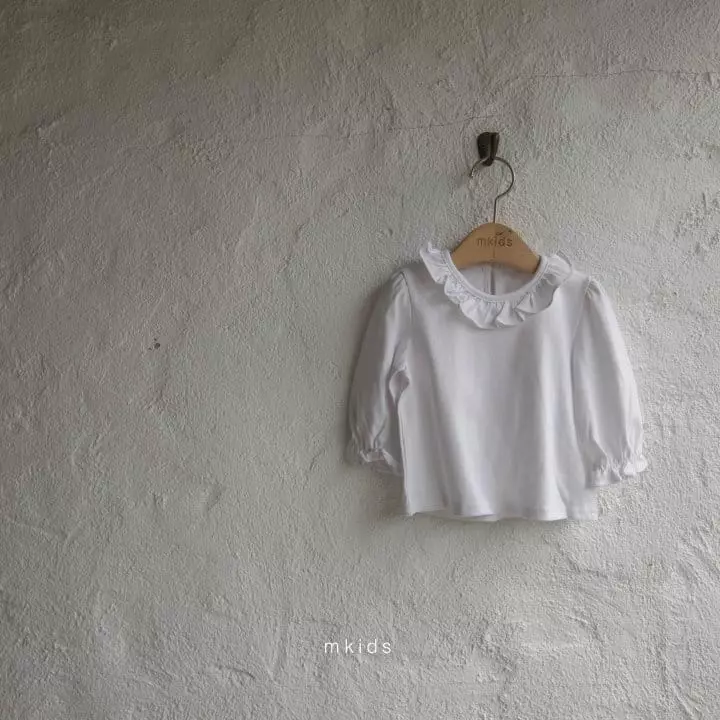 Mkids - Korean Baby Fashion - #babyfashion - Basic Frill Bloust