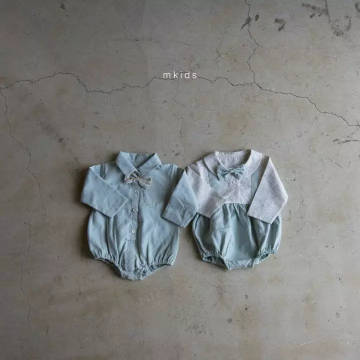 Mkids - Korean Baby Fashion - #babyfever - Bebe Vest Tie Bodysuit - 11