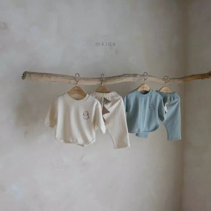 Mkids - Korean Baby Fashion - #babyfever - Dino Top Bottom Set - 5