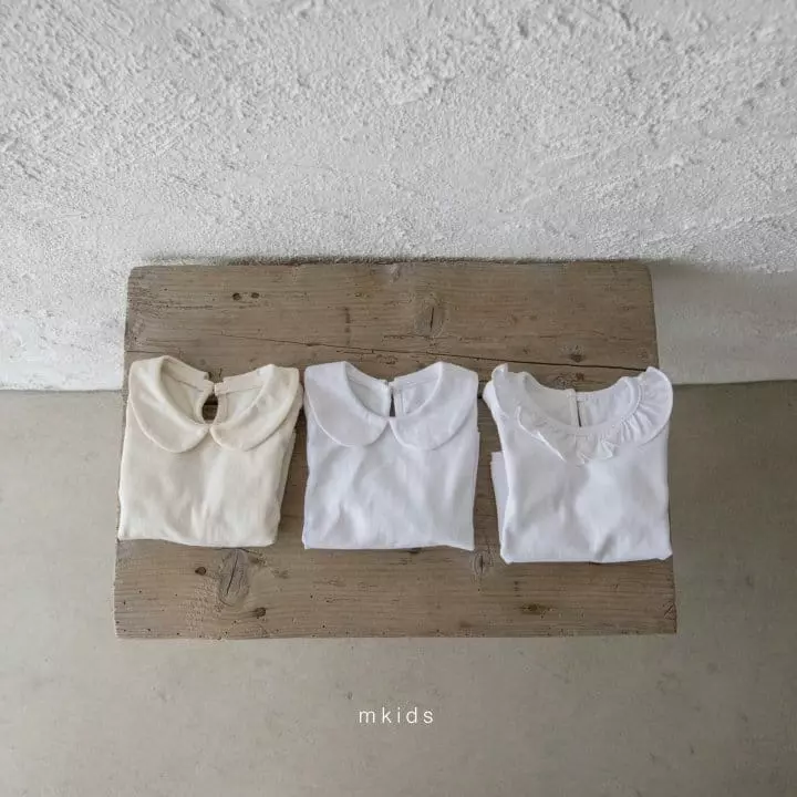 Mkids - Korean Baby Fashion - #babygirlfashion - Basic Frill Bloust - 3