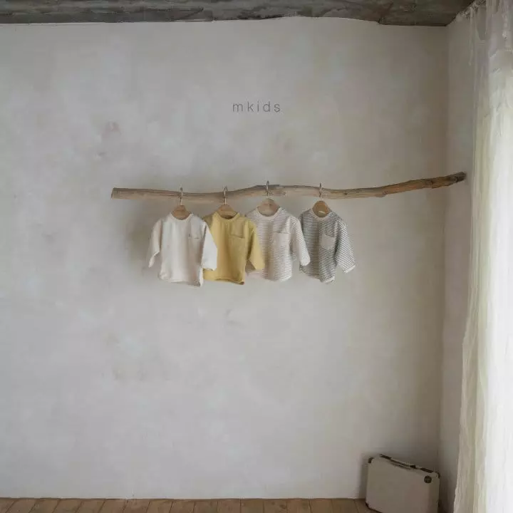 Mkids - Korean Baby Fashion - #babylifestyle - Milk Pocket Tee - 6