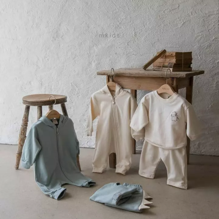 Mkids - Korean Baby Fashion - #babylifestyle - Bebe Dino Bodysuit - 6