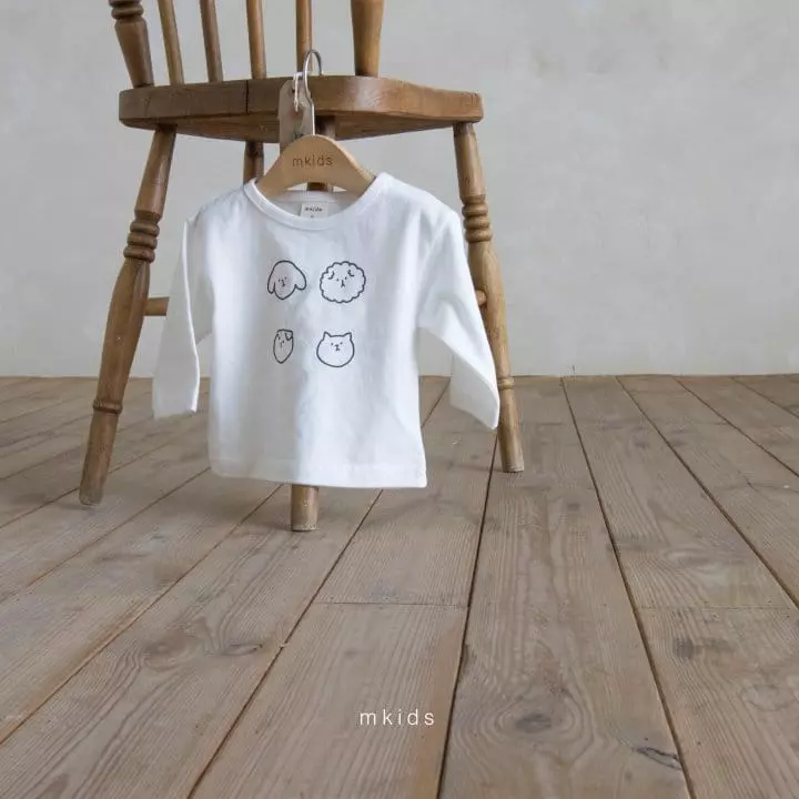 Mkids - Korean Baby Fashion - #babyoninstagram - Animal Tee - 2