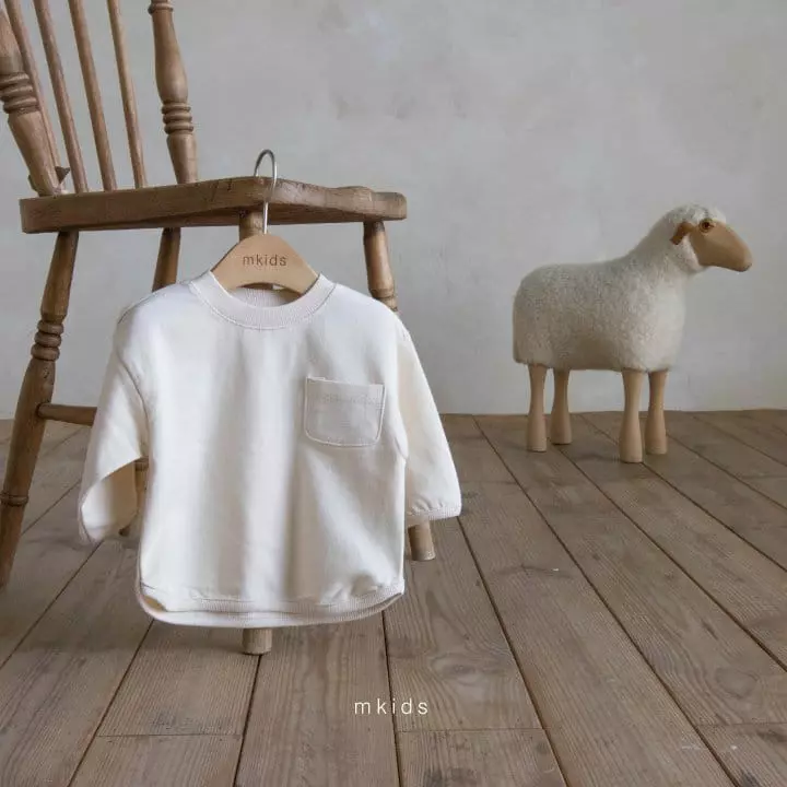 Mkids - Korean Baby Fashion - #babyoninstagram - Milk Pocket Tee - 7