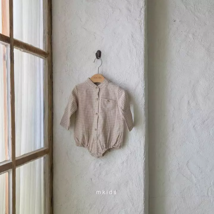 Mkids - Korean Baby Fashion - #babyoninstagram - Bebe Gentle Man Bodysuit - 2