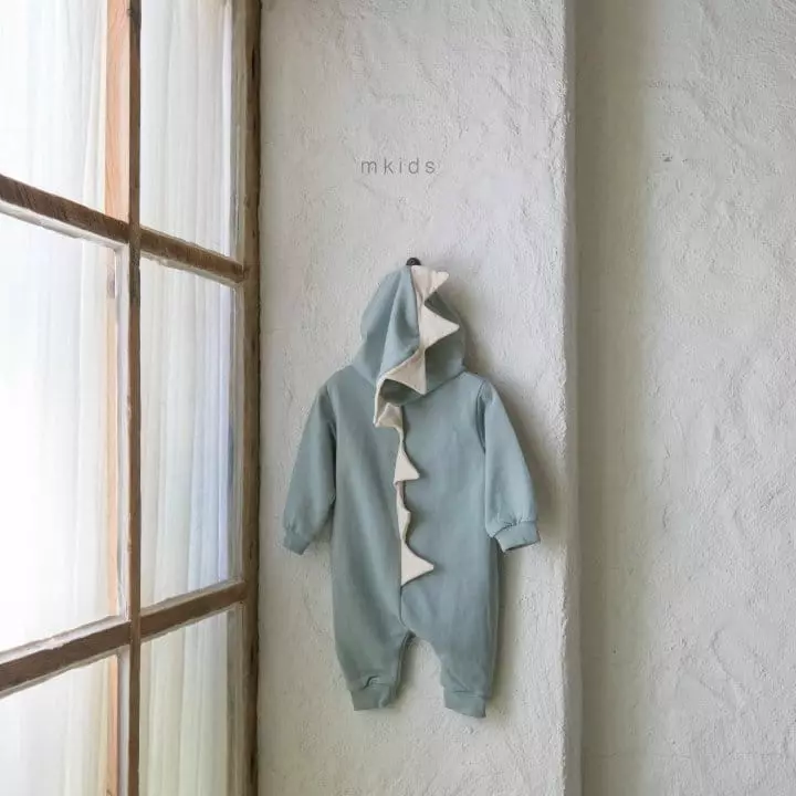 Mkids - Korean Baby Fashion - #babyootd - Bebe Dino Bodysuit - 8