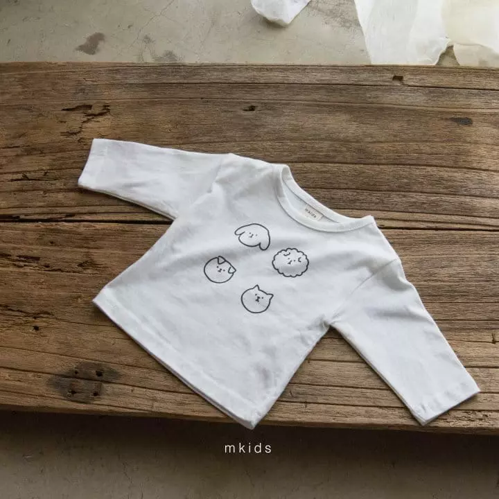 Mkids - Korean Baby Fashion - #babyootd - Animal Tee - 4