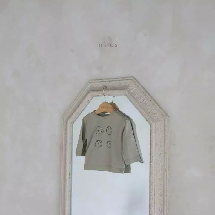 Mkids - Korean Baby Fashion - #babyoutfit - Animal Tee - 5
