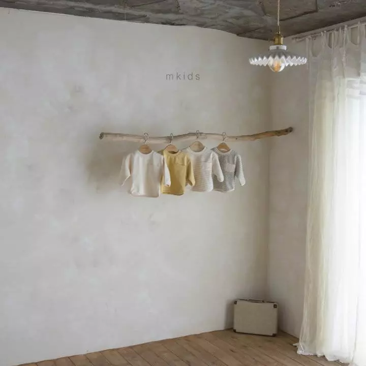 Mkids - Korean Baby Fashion - #babyoutfit - Milk Pocket Tee - 10