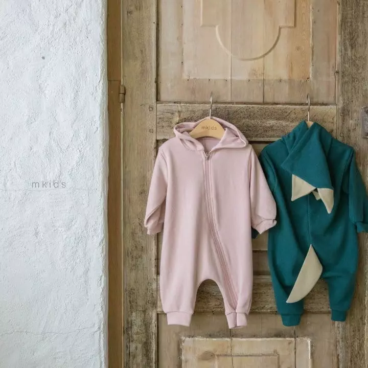 Mkids - Korean Baby Fashion - #babyoutfit - Bebe Vivid Dino Bodysuit - 9