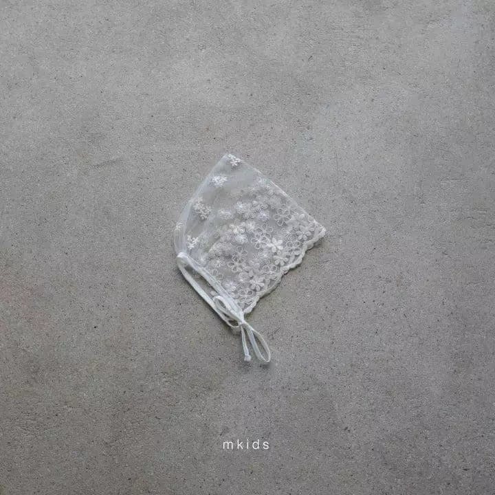 Mkids - Korean Baby Fashion - #babyoutfit - Ele Lace Bonnet - 5