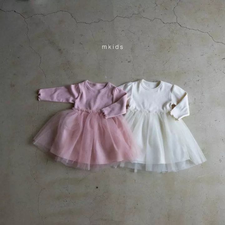Mkids - Korean Baby Fashion - #onlinebabyboutique - Sha Sha Long One-piece - 12