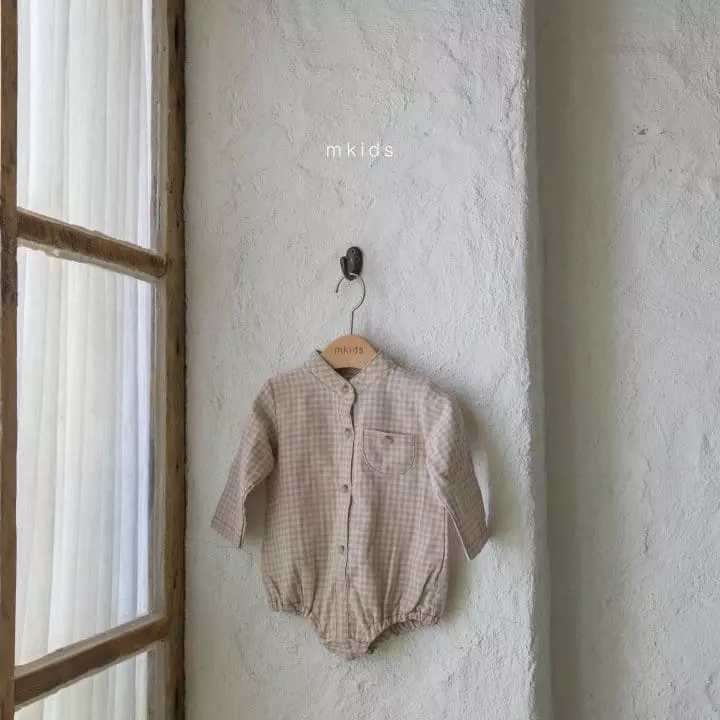 Mkids - Korean Baby Fashion - #onlinebabyshop - Bebe Gentle Man Bodysuit - 8