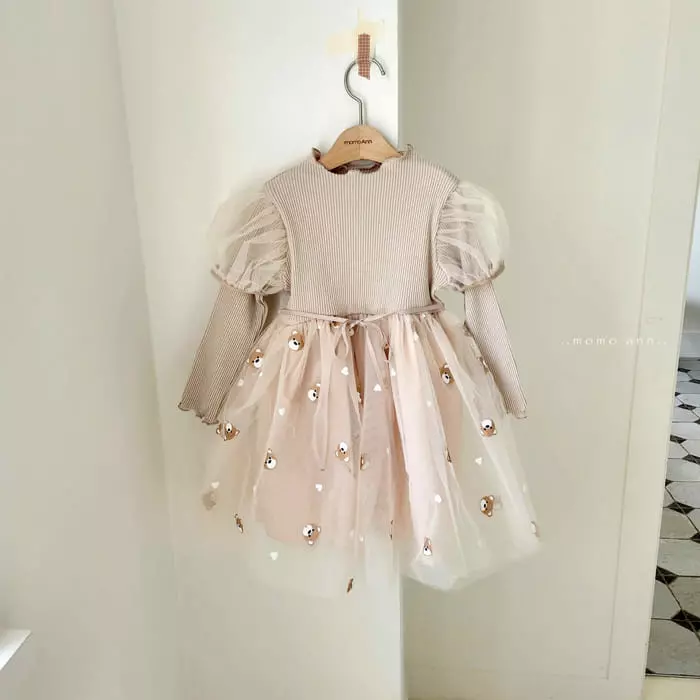 Momo Ann - Korean Children Fashion - #childofig - Mesh One-piece - 10