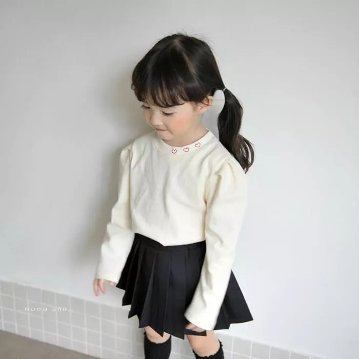 Momo Ann - Korean Children Fashion - #childofig - Heart Tee - 5