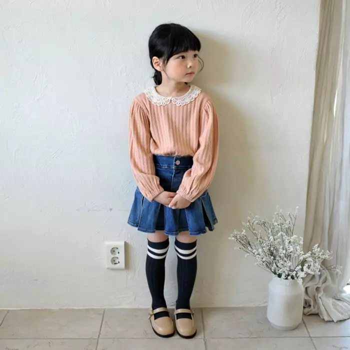 Momo Ann - Korean Children Fashion - #designkidswear - Jacquard Tee - 10