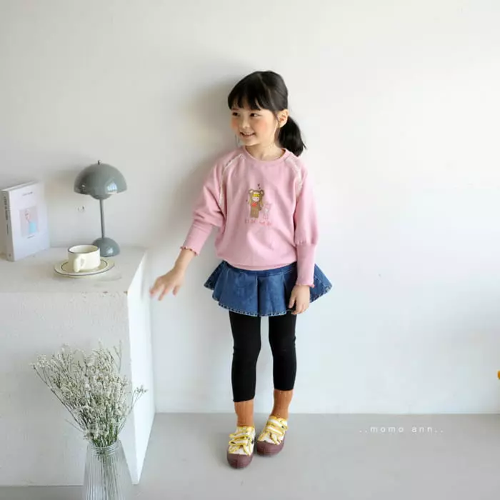 Momo Ann - Korean Children Fashion - #discoveringself - Girl Bear Sweatshirt - 9