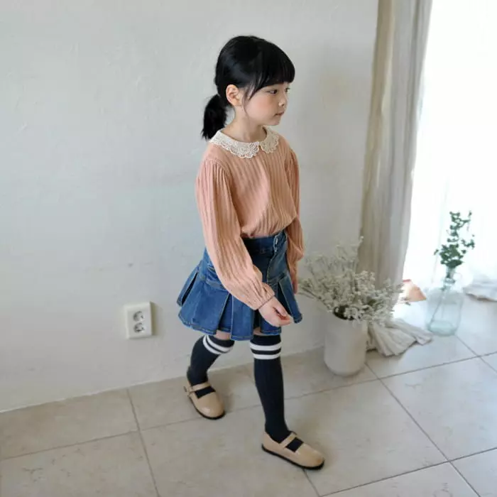 Momo Ann - Korean Children Fashion - #fashionkids - Jacquard Tee - 12
