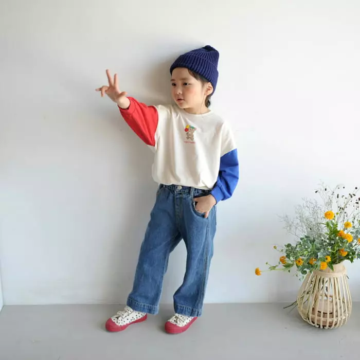 Momo Ann - Korean Children Fashion - #kidsshorts - Balloon Bear Sweatshirt - 3