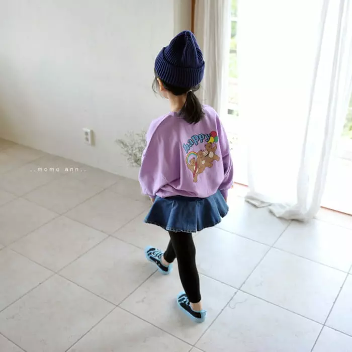 Momo Ann - Korean Children Fashion - #kidzfashiontrend - Happy Bear Sweatshirt - 3