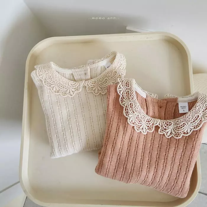Momo Ann - Korean Children Fashion - #littlefashionista - Jacquard Tee