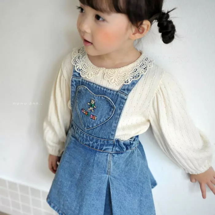 Momo Ann - Korean Children Fashion - #magicofchildhood - Jacquard Tee - 2