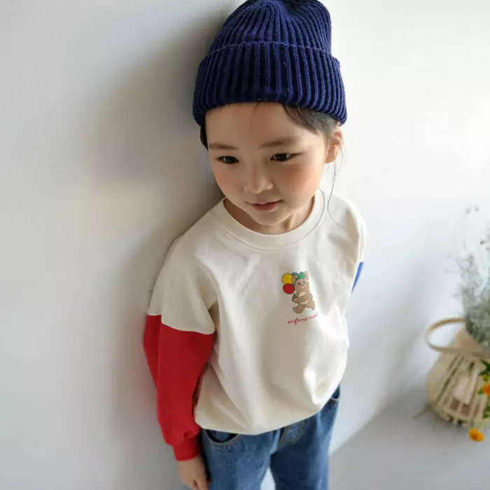 Momo Ann - Korean Children Fashion - #minifashionista - Balloon Bear Sweatshirt - 9