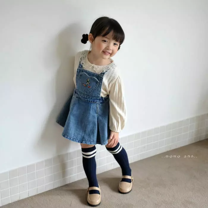 Momo Ann - Korean Children Fashion - #minifashionista - Jacquard Tee - 3