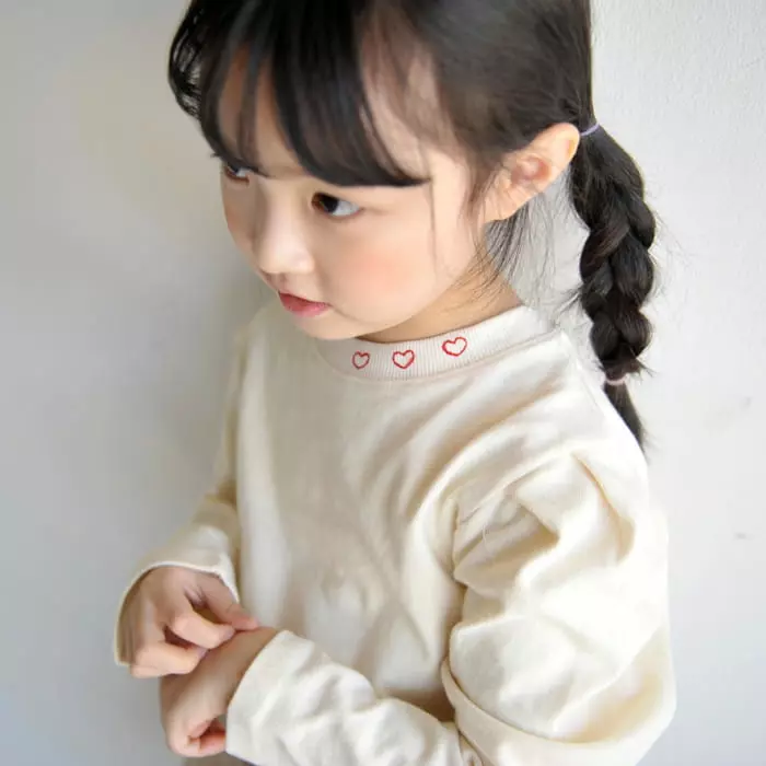 Momo Ann - Korean Children Fashion - #prettylittlegirls - Heart Tee