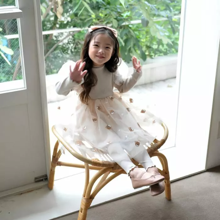 Momo Ann - Korean Children Fashion - #todddlerfashion - Mesh One-piece - 7
