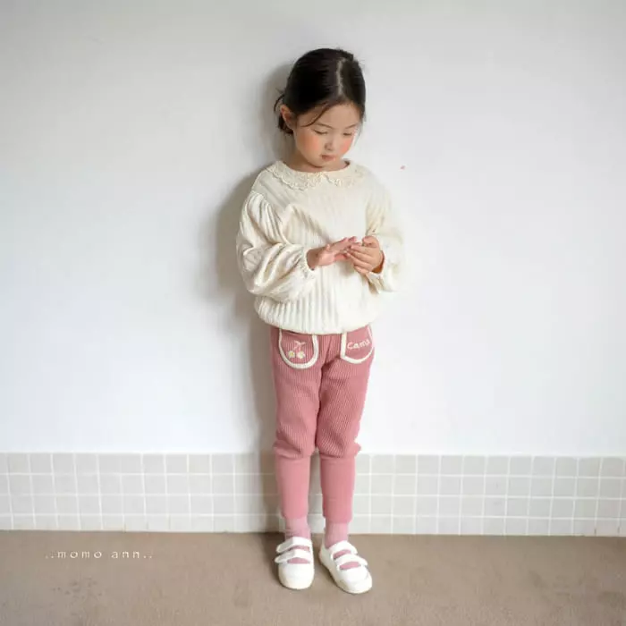 Momo Ann - Korean Children Fashion - #todddlerfashion - Jacquard Tee - 5