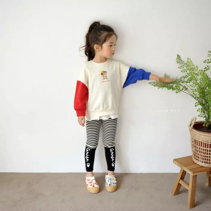 Momo Ann - Korean Children Fashion - #toddlerclothing - Balloon Bear Sweatshirt - 12
