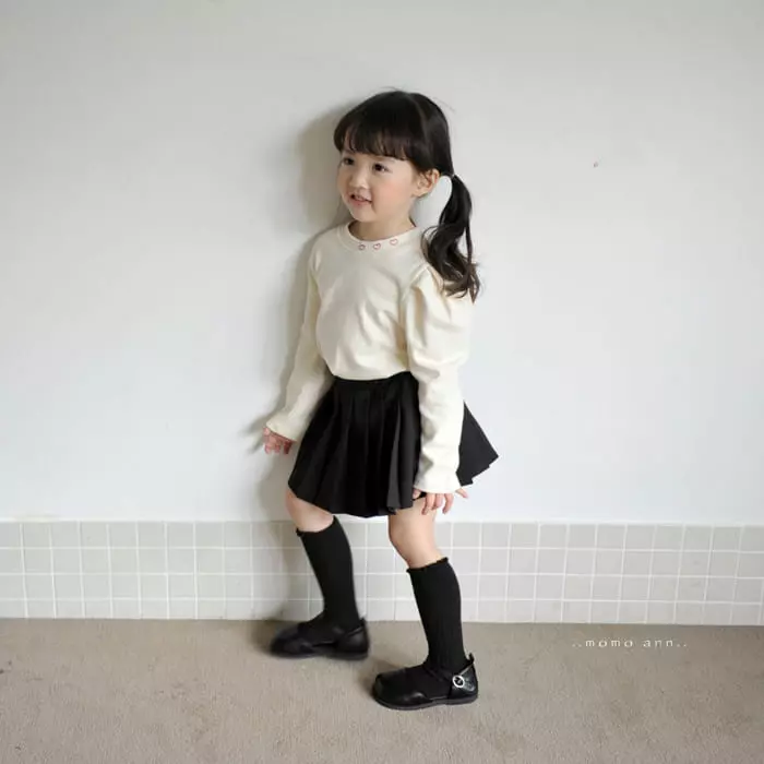 Momo Ann - Korean Children Fashion - #toddlerclothing - Heart Tee - 3
