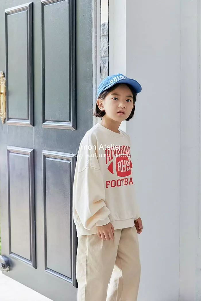 Mon Atelier - Korean Children Fashion - #Kfashion4kids - Football Sweatshirt - 9