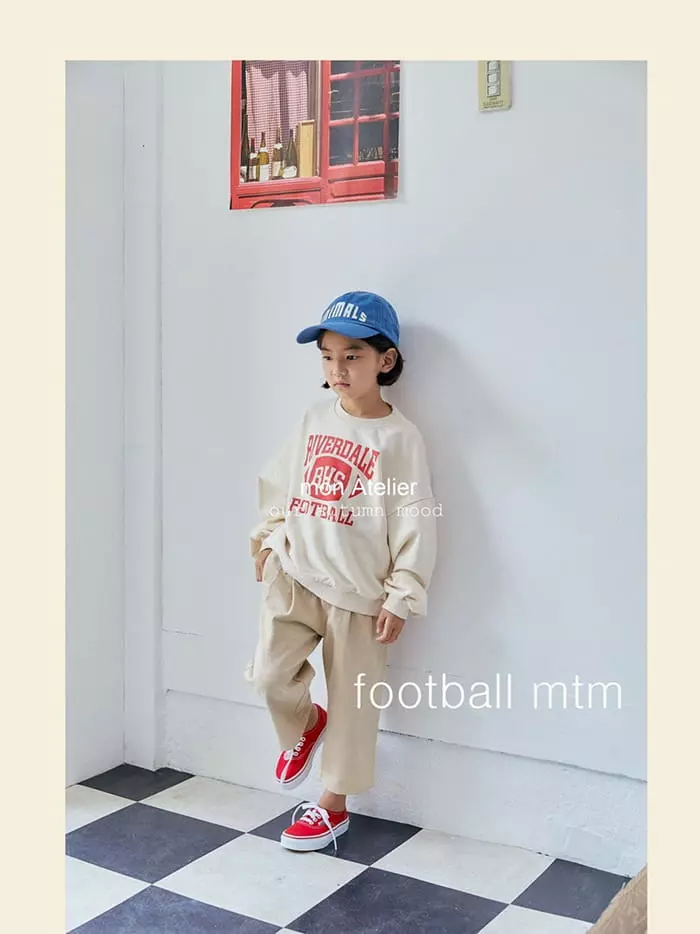 Mon Atelier - Korean Children Fashion - #childofig - Football Sweatshirt