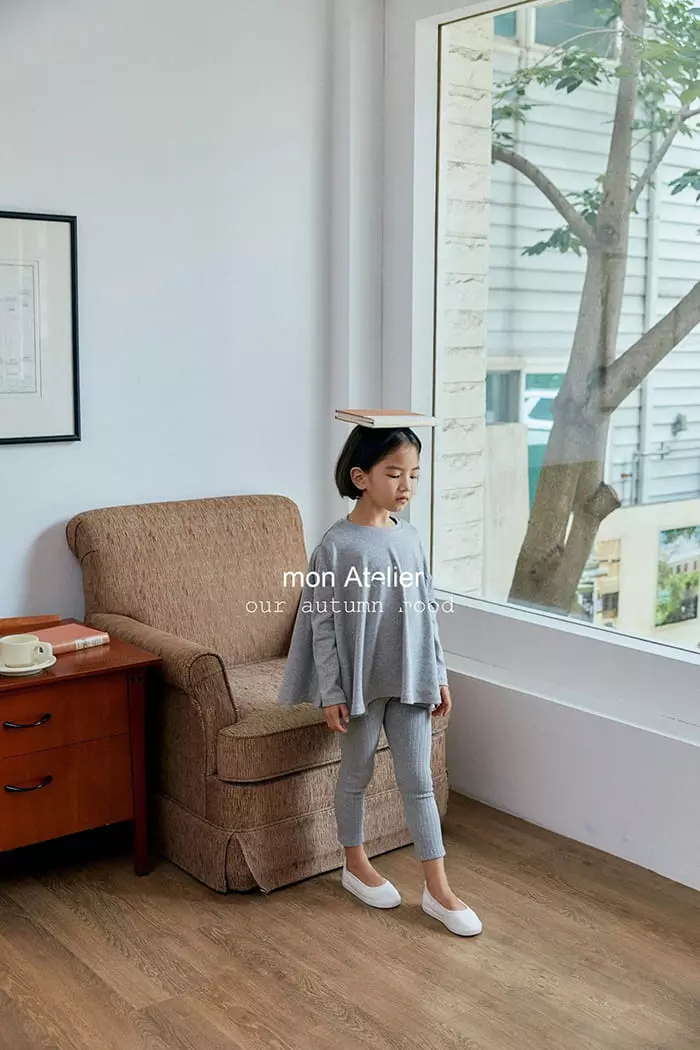 Mon Atelier - Korean Children Fashion - #childofig - Love More Leggings - 10