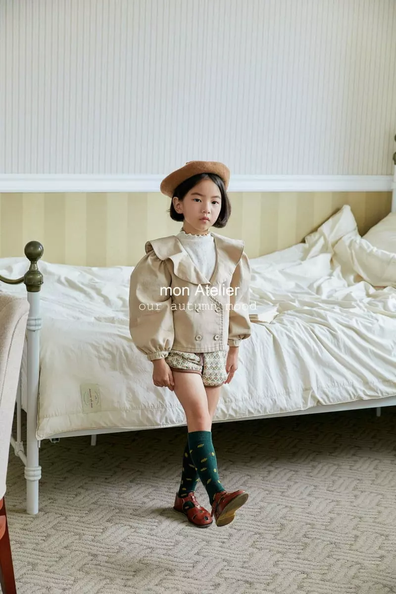 Mon Atelier - Korean Children Fashion - #childofig - Vivian Jacket Beige - 4