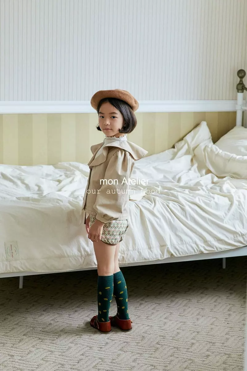 Mon Atelier - Korean Children Fashion - #designkidswear - Vivian Jacket Beige - 5