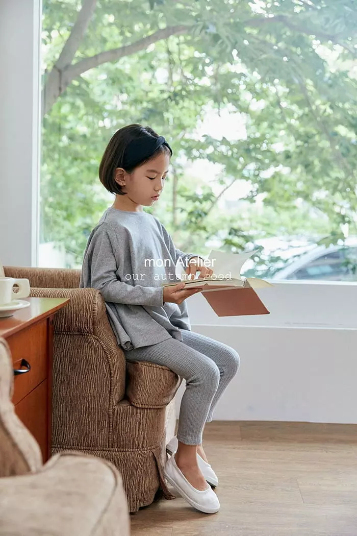 Mon Atelier - Korean Children Fashion - #designkidswear - Love More Leggings - 12