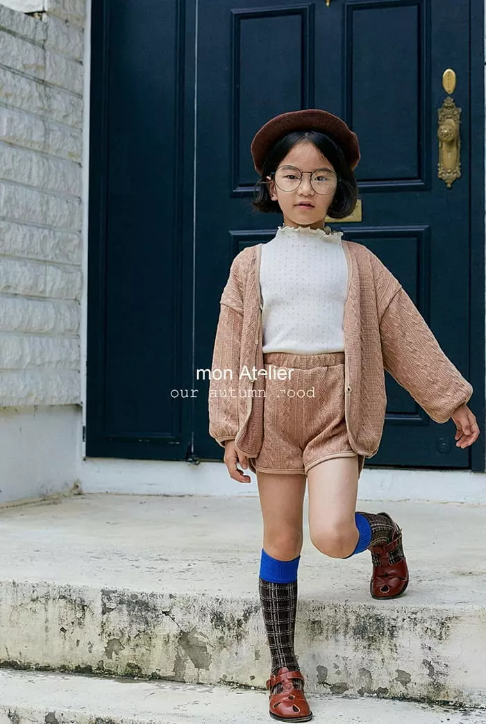 Mon Atelier - Korean Children Fashion - #discoveringself - Twist Cardigan - 4
