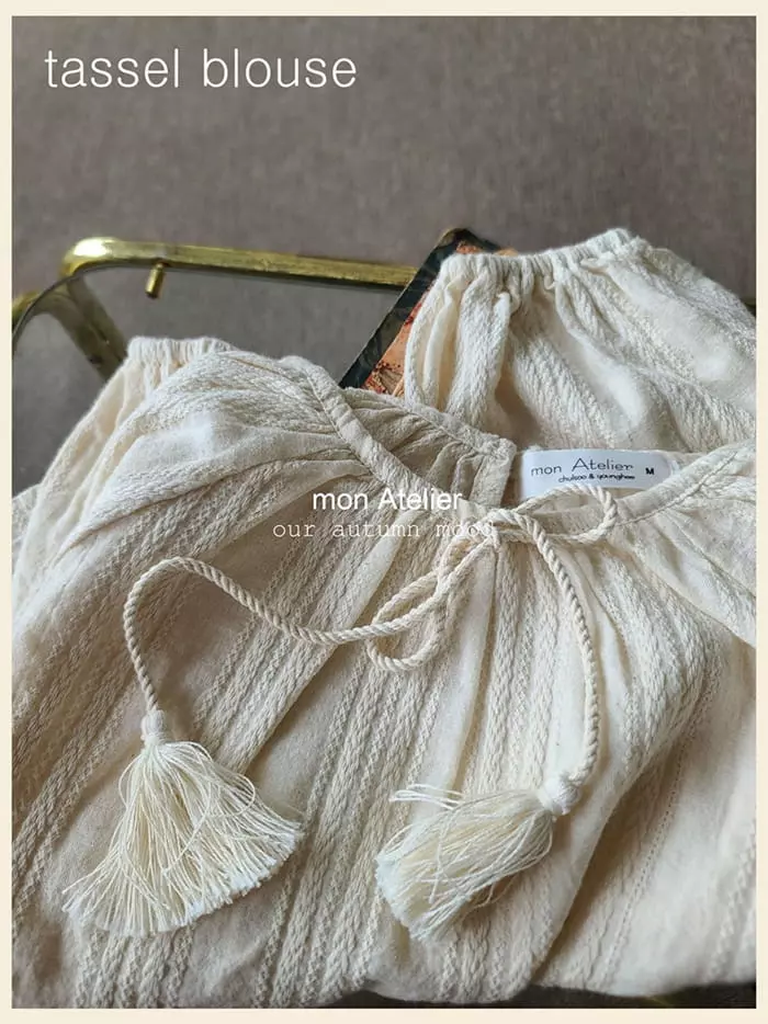 Mon Atelier - Korean Children Fashion - #fashionkids - Tesle Blouse