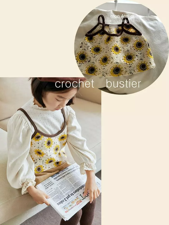 Mon Atelier - Korean Children Fashion - #kidsstore - Croshe Bustier