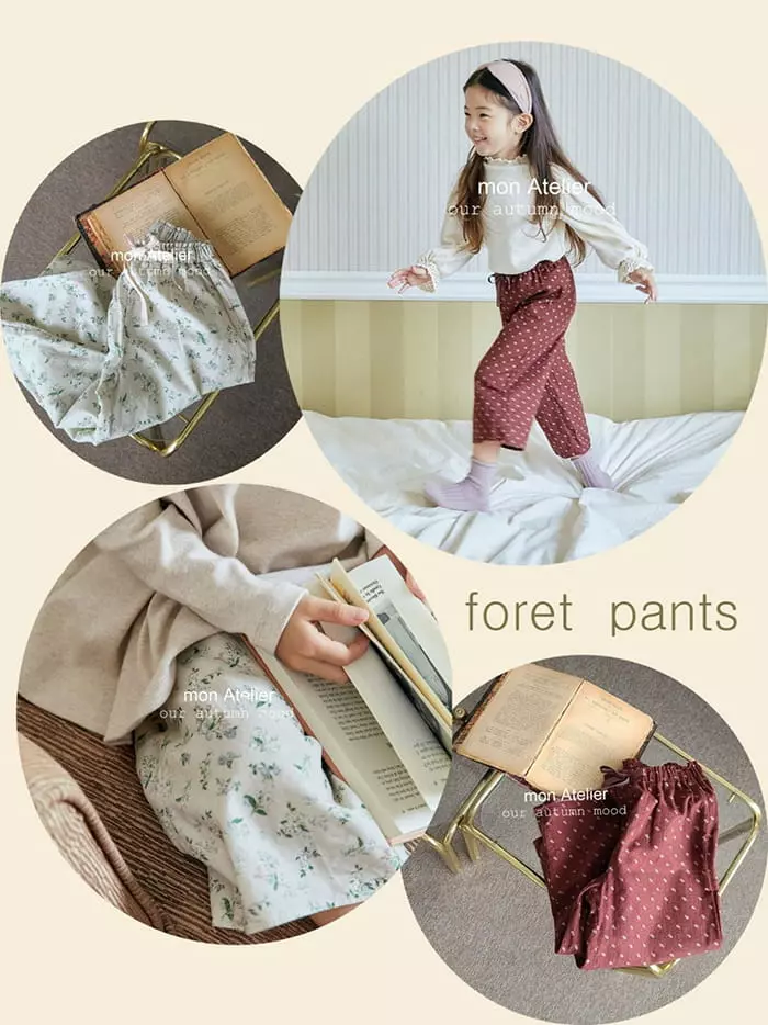 Mon Atelier - Korean Children Fashion - #kidsstore - Pore Pants - 3