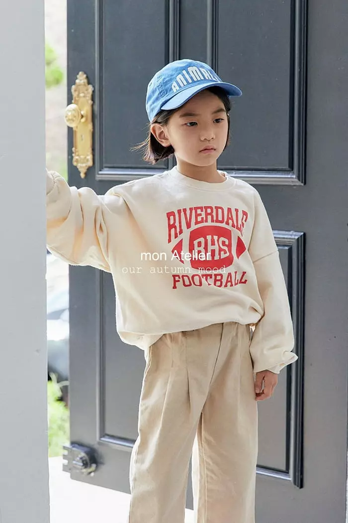 Mon Atelier - Korean Children Fashion - #kidzfashiontrend - Football Sweatshirt - 8