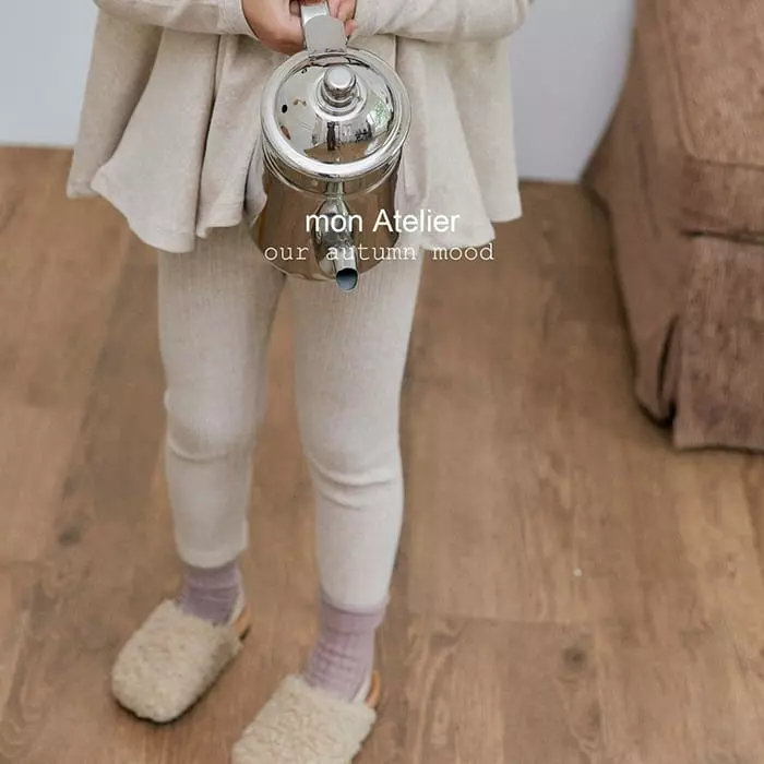 Mon Atelier - Korean Children Fashion - #kidzfashiontrend - Love More Leggings